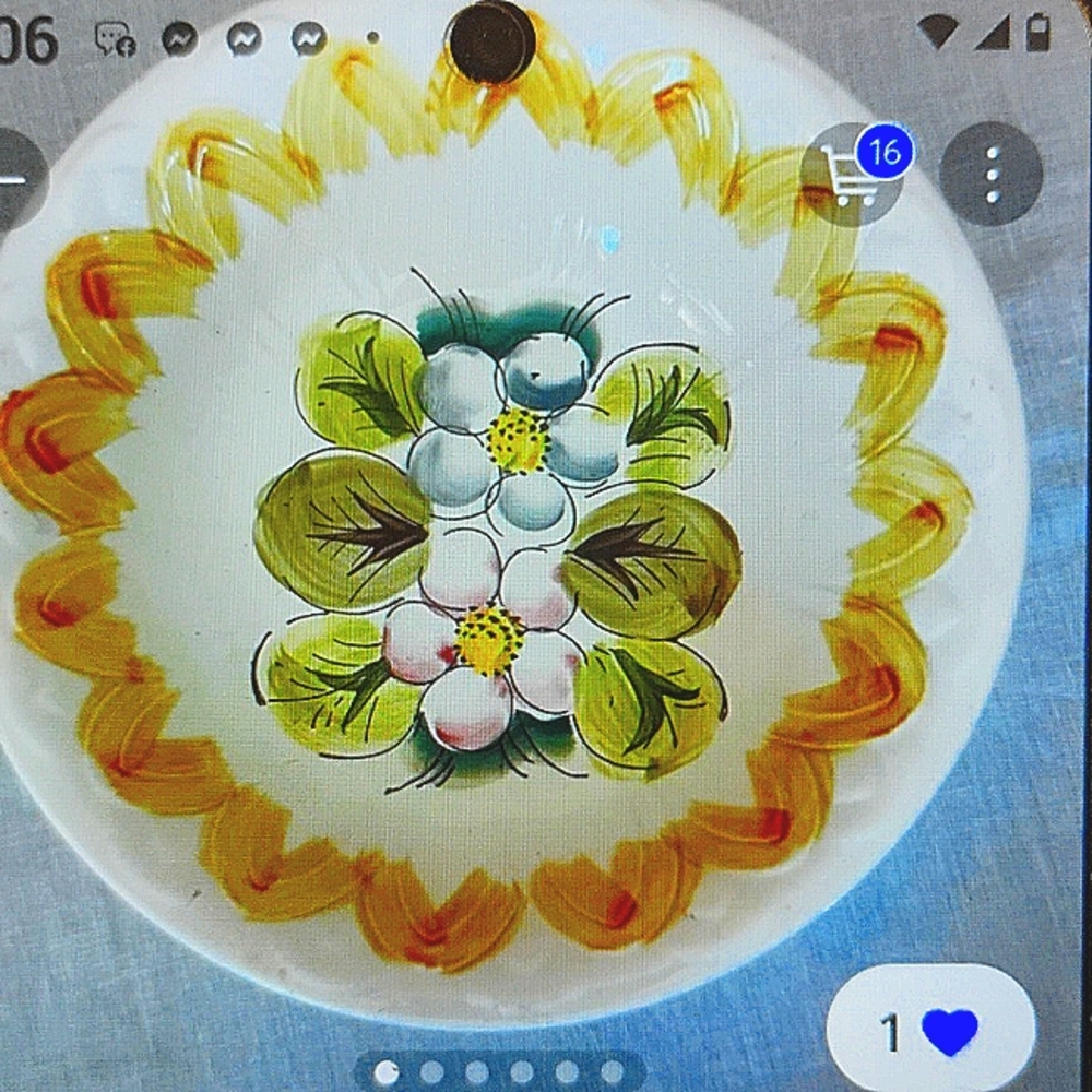 GENUINE IRONSTONE HAND PAINTED BOWL NORLEANS JAPAN